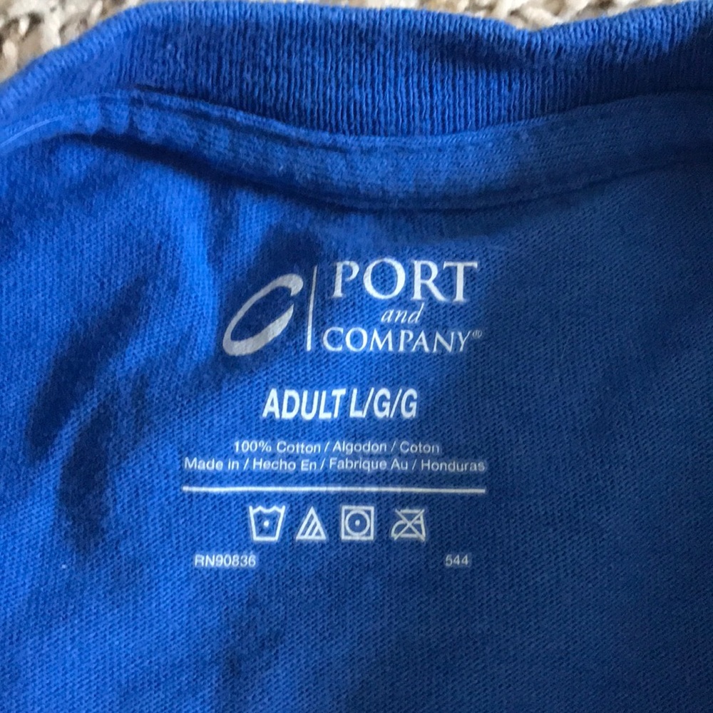 Plain Blue tshirt - Picture 2 of 2